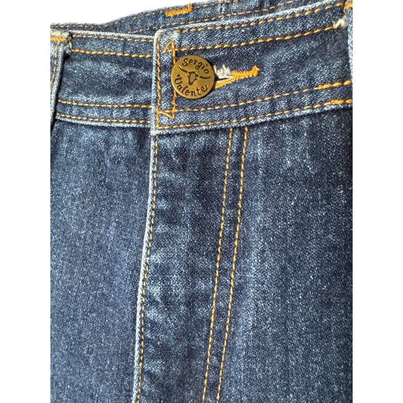 VINTAGE Sergio Valente Jeans Women Size 28 Blue Denim Dark 80s 27 inseam - Picture 3 of 13